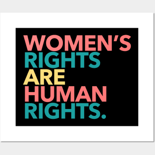 Women's Rights are Human Rights (boho 2) Posters and Art